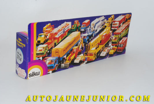 Le #4218 - Siku - Volvo - Vovolo F7 semi remorque - Convois avec 2 fourgons Postes Allemandes "Das Postpaket. Zuverlässig, überall hin" est en vente sur Auto Jaune Junior ! Découvrez nos collections de diecast Minialuxe, CIJ, C-I-J, JRD, J-R-D, Matchbox, Majorette… AutoJauneJunior.com : le site de vente en ligne et de partage pour les passionés de miniatures et collectionneurs de jouets anciens ! Des centaines de modèles en vente, et des nouveautés mises en ligne chaque jour à 21h00 !