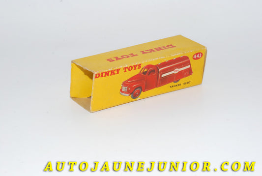 Le #4417 - Dinky Toys - Studebaker - Boite vide Camion citerne - Tanker "Esso" est en vente sur Auto Jaune Junior ! Découvrez nos collections de diecast Minialuxe, CIJ, C-I-J, JRD, J-R-D, Matchbox, Majorette… AutoJauneJunior.com : le site de vente en ligne et de partage pour les passionés de miniatures et collectionneurs de jouets anciens ! Des centaines de modèles en vente, et des nouveautés mises en ligne chaque jour à 21h00 !