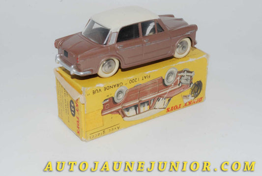 Le #4507 - Dinky Toys - Fiat - 1200 Grande Vue est en vente sur Auto Jaune Junior ! Découvrez nos collections de diecast Minialuxe, CIJ, C-I-J, JRD, J-R-D, Matchbox, Majorette… AutoJauneJunior.com : le site de vente en ligne et de partage pour les passionés de miniatures et collectionneurs de jouets anciens ! Des centaines de modèles en vente, et des nouveautés mises en ligne chaque jour à 21h00 !