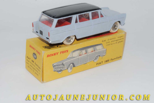 Le #4513 - Dinky Toys - Fiat - 1800 familiale est en vente sur Auto Jaune Junior ! Découvrez nos collections de diecast Minialuxe, CIJ, C-I-J, JRD, J-R-D, Matchbox, Majorette… AutoJauneJunior.com : le site de vente en ligne et de partage pour les passionés de miniatures et collectionneurs de jouets anciens ! Des centaines de modèles en vente, et des nouveautés mises en ligne chaque jour à 21h00 !