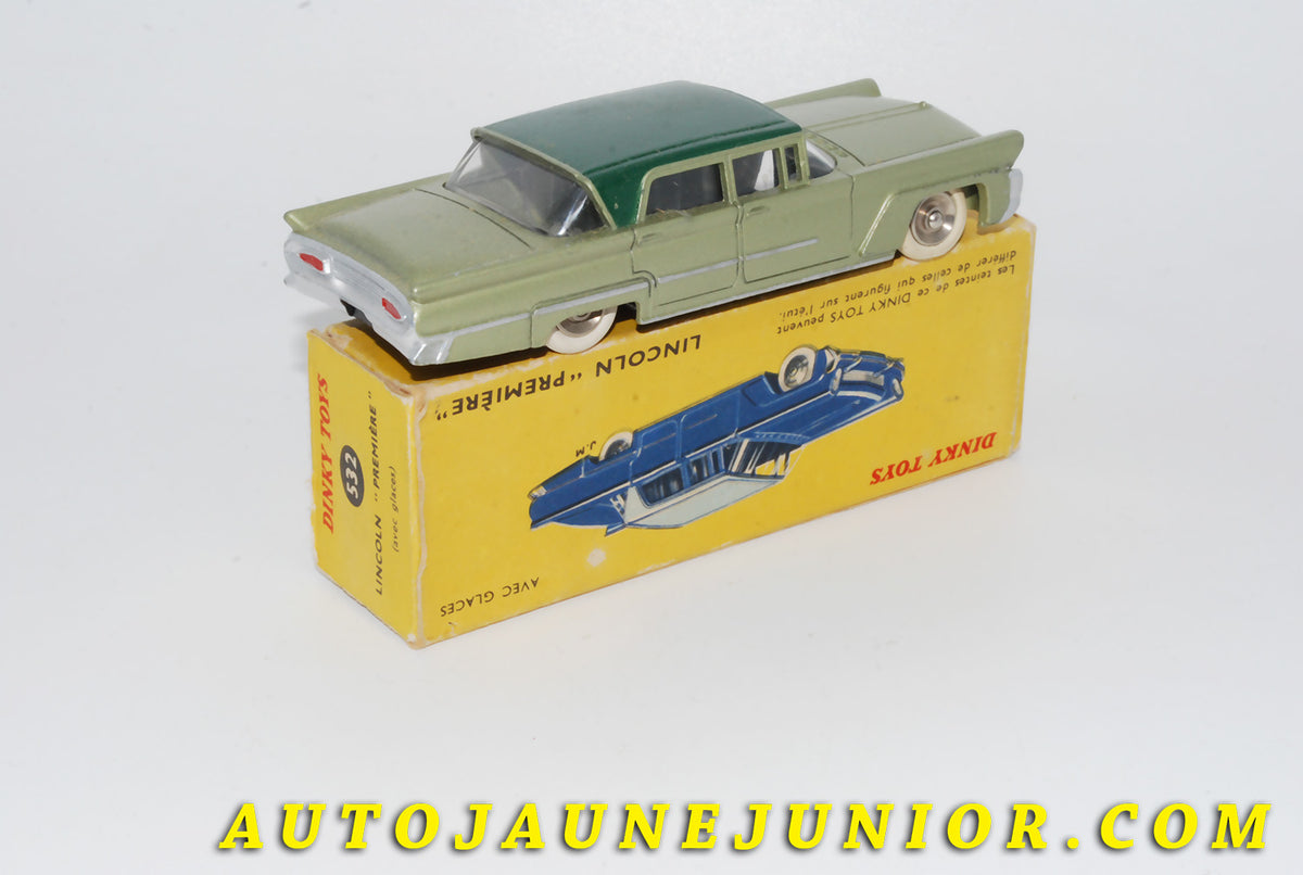 Le #4585 - Dinky Toys - Lincoln - Première est en vente sur Auto Jaune Junior ! Découvrez nos collections de diecast Minialuxe, CIJ, C-I-J, JRD, J-R-D, Matchbox, Majorette… AutoJauneJunior.com : le site de vente en ligne et de partage pour les passionés de miniatures et collectionneurs de jouets anciens ! Des centaines de modèles en vente, et des nouveautés mises en ligne chaque jour à 21h00 !