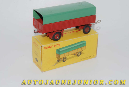 Le #4622 - Dinky Toys - Remorque - Deux essieux bâchés est en vente sur Auto Jaune Junior ! Découvrez nos collections de diecast Minialuxe, CIJ, C-I-J, JRD, J-R-D, Matchbox, Majorette… AutoJauneJunior.com : le site de vente en ligne et de partage pour les passionés de miniatures et collectionneurs de jouets anciens ! Des centaines de modèles en vente, et des nouveautés mises en ligne chaque jour à 21h00 !