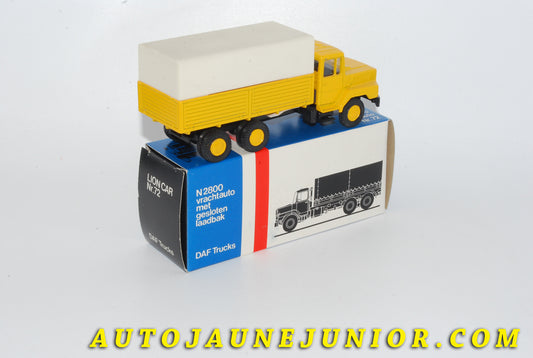 Le #4702 - Lion Car - DAF - Camion ridelles bâchées N2800 est en vente sur Auto Jaune Junior ! Découvrez nos collections de diecast Minialuxe, CIJ, C-I-J, JRD, J-R-D, Matchbox, Majorette… AutoJauneJunior.com : le site de vente en ligne et de partage pour les passionés de miniatures et collectionneurs de jouets anciens ! Des centaines de modèles en vente, et des nouveautés mises en ligne chaque jour à 21h00 !