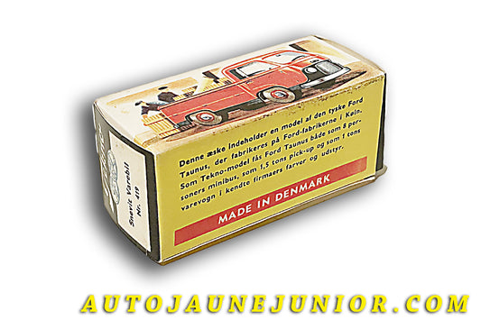 Le Tekno Ford Taunus Fourgon FK1000 Boite Vide Repro est en vente sur Auto Jaune Junior ! Découvrez nos collections de diecast Minialuxe, CIJ, C-I-J, JRD, J-R-D, Matchbox, Majorette… AutoJaune Junior ; AutoJauneJunior.com : LE site de partage pour les passionés de miniatures et collectionneurs de jouets anciens !