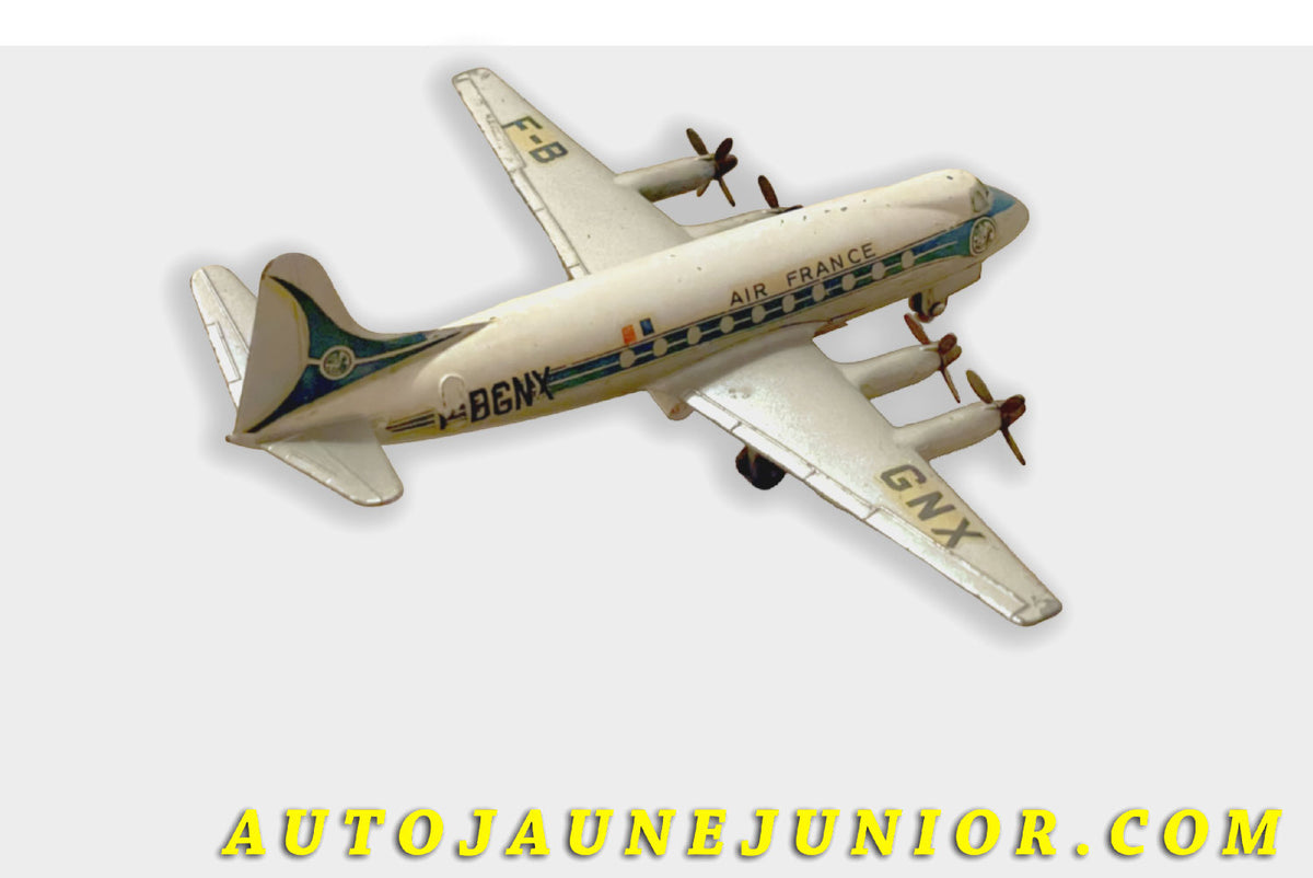 Le Dinky Toys Vickers Viscount "Air France" est en vente sur Auto Jaune Junior ! Découvrez nos collections de diecast Minialuxe, CIJ, C-I-J, JRD, J-R-D, Matchbox, Majorette… AutoJaune Junior ; AutoJauneJunior.com : LE site de partage pour les passionés de miniatures et collectionneurs de jouets anciens !