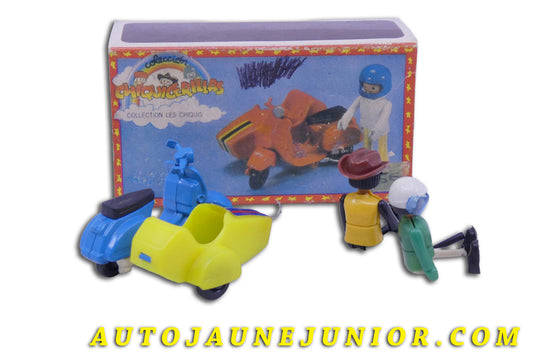 Le Guisval Vespa Scooter Side Car est en vente sur Auto Jaune Junior ! Découvrez nos collections de diecast Minialuxe, CIJ, C-I-J, JRD, J-R-D, Matchbox, Majorette… AutoJaune Junior ; AutoJauneJunior.com : LE site de partage pour les passionés de miniatures et collectionneurs de jouets anciens !