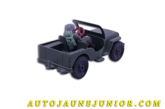 Le Lonestar Willys Jeep Militaire (Première version avec son cahuffeur !) est en vente sur Auto Jaune Junior ! Découvrez nos collections de diecast Minialuxe, CIJ, C-I-J, JRD, J-R-D, Matchbox, Majorette… AutoJaune Junior ; AutoJauneJunior.com : LE site de partage pour les passionés de miniatures et collectionneurs de jouets anciens !