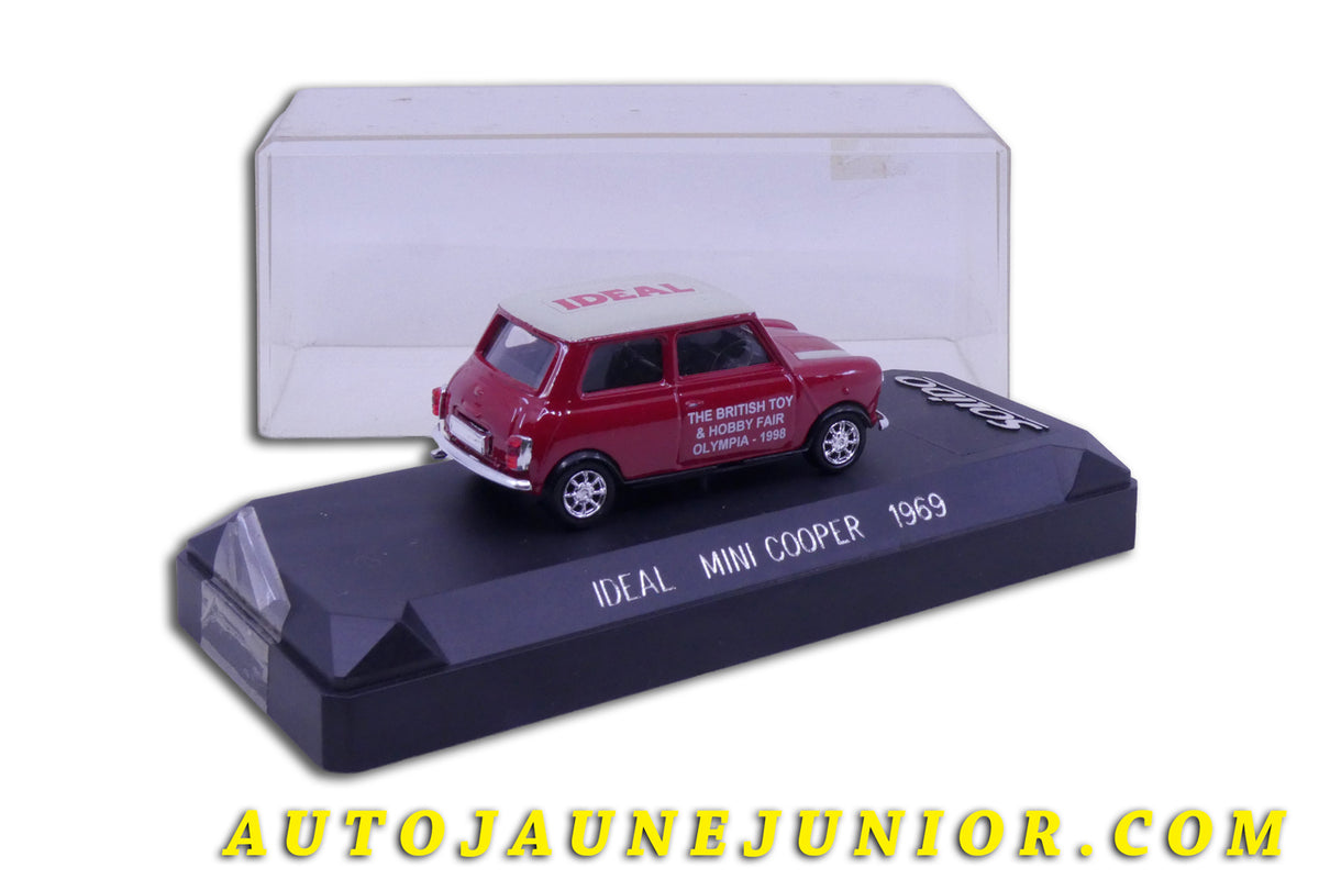 Le #5281 - Solido - Austin - Mini Cooper"Ideal" Code 1 est en vente sur Auto Jaune Junior ! Découvrez nos collections de diecast Minialuxe, CIJ, C-I-J, JRD, J-R-D, Matchbox, Majorette… AutoJauneJunior.com : le site de vente en ligne et de partage pour les passionés de miniatures et collectionneurs de jouets anciens ! Des centaines de modèles en vente, et des nouveautés mises en ligne chaque jour à 21h00 !