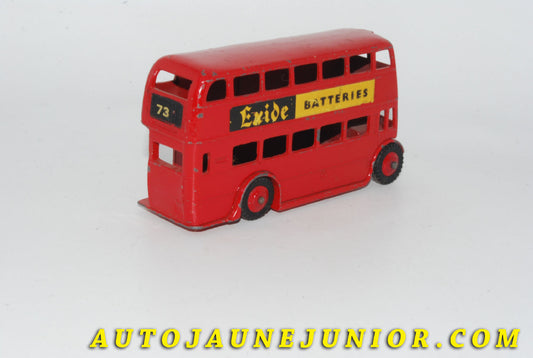 Le #5535 - Dinky Toys - Leyland - Bus "Exide Batteries" est en vente sur Auto Jaune Junior ! Découvrez nos collections de diecast Minialuxe, CIJ, C-I-J, JRD, J-R-D, Matchbox, Majorette… AutoJauneJunior.com : le site de vente en ligne et de partage pour les passionés de miniatures et collectionneurs de jouets anciens ! Des centaines de modèles en vente, et des nouveautés mises en ligne chaque jour à 21h00 !