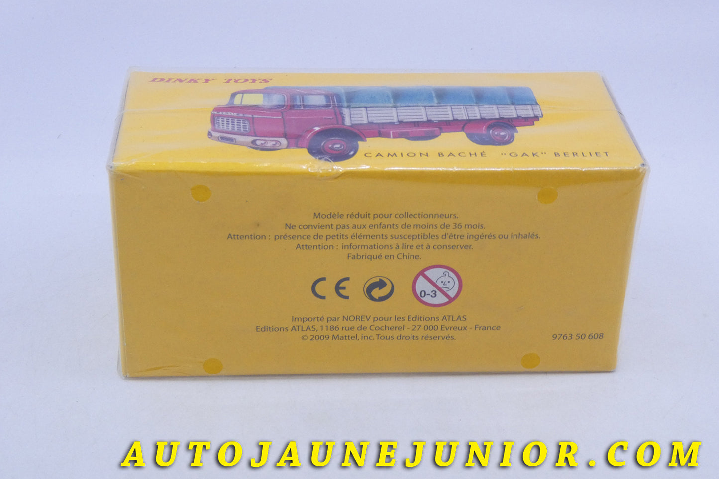Le Atlas Berliet GAK Camion Bâché est en vente sur Auto Jaune Junior ! Découvrez nos collections de diecast Tekno, Politoys, Mebetoys, Mercury, Joal, Diapet, Märklin, TootsieToys.AutoJaune Junior ; Vous avez le même jouet ? Profitez de notre expertise pour vous accompagner dans la vente de vos modèles ou votre collection ! Nous achetons tous lots de miniatures ! Contactez nous !