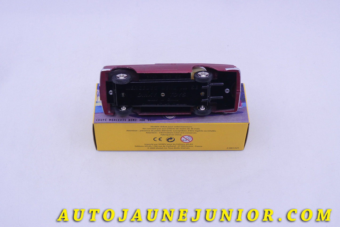 Le Atlas Mercedes 300SL est en vente sur Auto Jaune Junior ! Découvrez nos collections de diecast Tekno, Politoys, Mebetoys, Mercury, Joal, Diapet, Märklin, TootsieToys.AutoJaune Junior ; Vous avez le même jouet ? Profitez de notre expertise pour vous accompagner dans la vente de vos modèles ou votre collection ! Nous achetons tous lots de miniatures ! Contactez nous !
