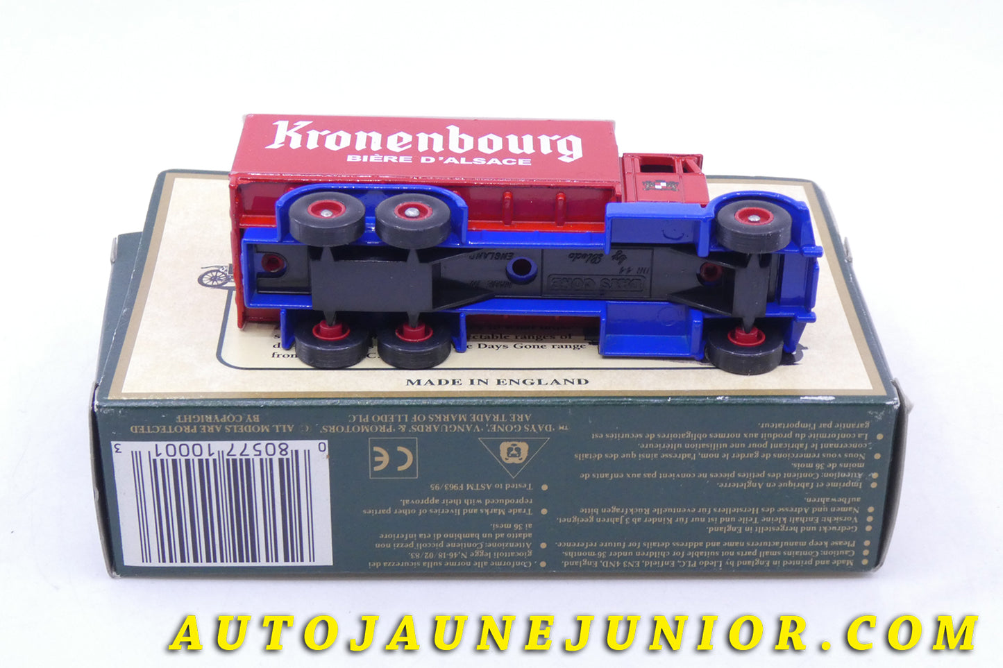 Le Days Gone Scammel 1937 Fourgon Kronembourg est en vente sur Auto Jaune Junior ! Découvrez nos collections de diecast Tekno, Politoys, Mebetoys, Mercury, Joal, Diapet, Märklin, TootsieToys.AutoJaune Junior ; Vous avez le même jouet ? Profitez de notre expertise pour vous accompagner dans la vente de vos modèles ou votre collection ! Nous achetons tous lots de miniatures ! Contactez nous !