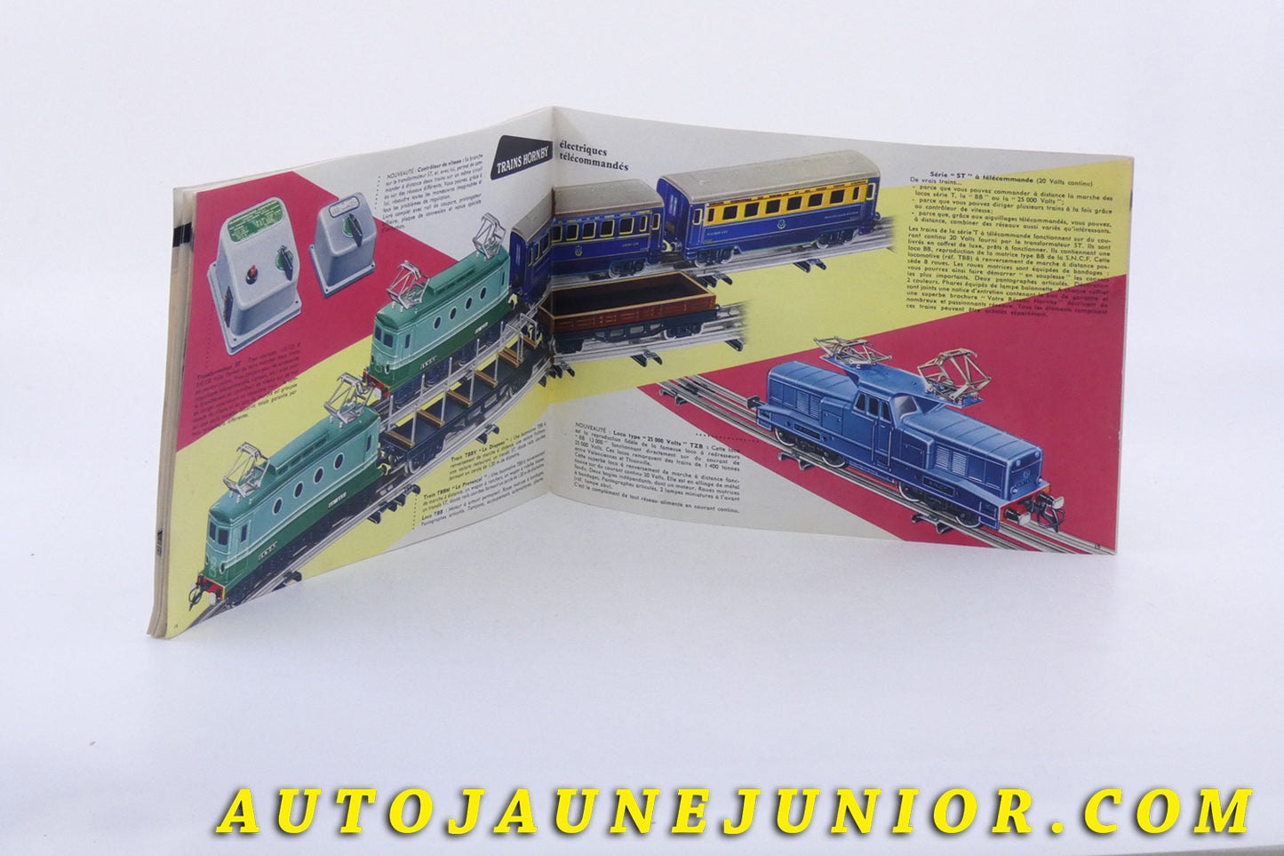 Le Meccano Document Catalogue 1958 est en vente sur Auto Jaune Junior ! Découvrez nos collections de diecast Tekno, Politoys, Mebetoys, Mercury, Joal, Diapet, Märklin, TootsieToys.AutoJaune Junior ; Vous avez le même jouet ? Profitez de notre expertise pour vous accompagner dans la vente de vos modèles ou votre collection ! Nous achetons tous lots de miniatures ! Contactez nous !