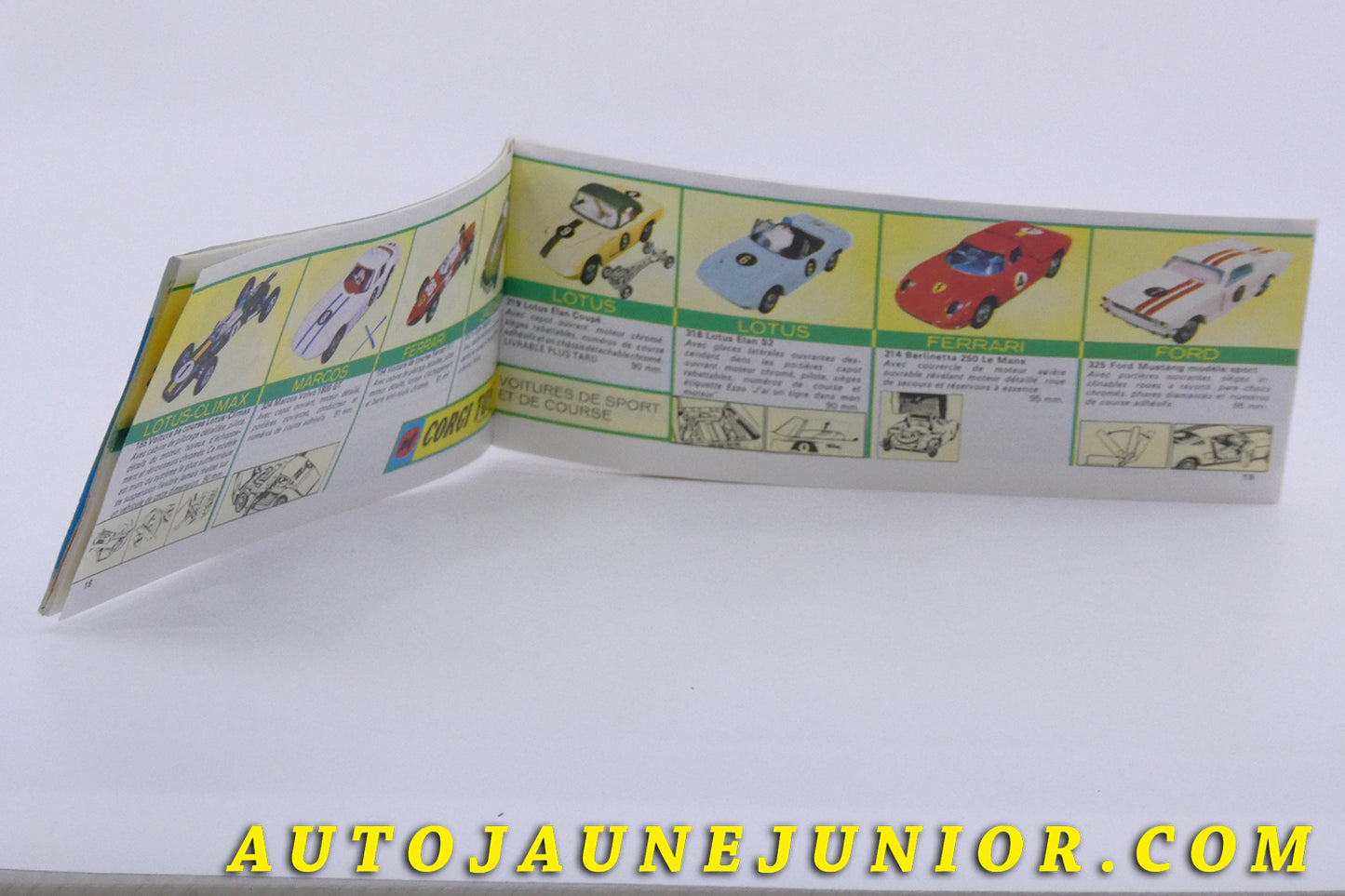Le Corgi Toys Document Catalogue Long est en vente sur Auto Jaune Junior ! Découvrez nos collections de diecast Tekno, Politoys, Mebetoys, Mercury, Joal, Diapet, Märklin, TootsieToys.AutoJaune Junior ; Vous avez le même jouet ? Profitez de notre expertise pour vous accompagner dans la vente de vos modèles ou votre collection ! Nous achetons tous lots de miniatures ! Contactez nous !