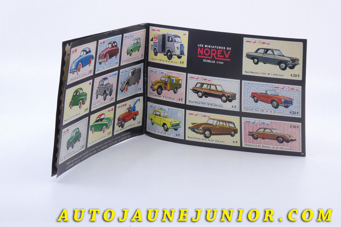 Le Norev Document Catalogue 1966 est en vente sur Auto Jaune Junior ! Découvrez nos collections de diecast Tekno, Politoys, Mebetoys, Mercury, Joal, Diapet, Märklin, TootsieToys.AutoJaune Junior ; Vous avez le même jouet ? Profitez de notre expertise pour vous accompagner dans la vente de vos modèles ou votre collection ! Nous achetons tous lots de miniatures ! Contactez nous !