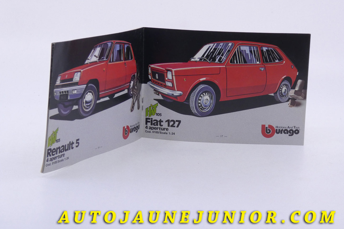 Le Burago Document Catalogue 1976 est en vente sur Auto Jaune Junior ! Découvrez nos collections de diecast Tekno, Politoys, Mebetoys, Mercury, Joal, Diapet, Märklin, TootsieToys.AutoJaune Junior ; Vous avez le même jouet ? Profitez de notre expertise pour vous accompagner dans la vente de vos modèles ou votre collection ! Nous achetons tous lots de miniatures ! Contactez nous !