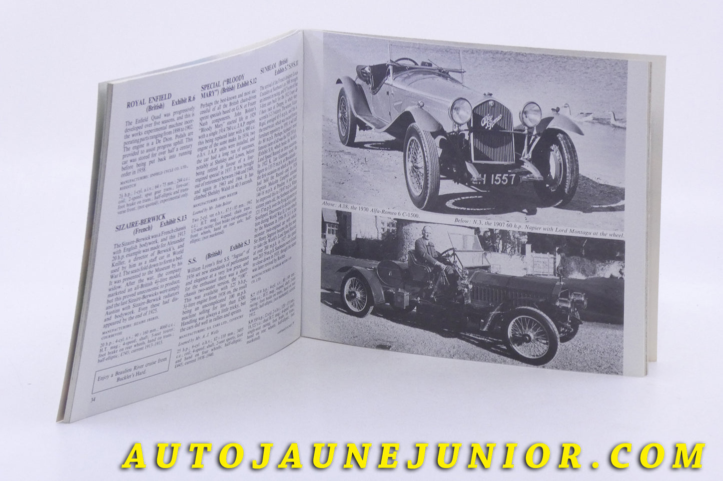 Le Objet divers Document Montagu Motor Museum est en vente sur Auto Jaune Junior ! Découvrez nos collections de diecast Tekno, Politoys, Mebetoys, Mercury, Joal, Diapet, Märklin, TootsieToys.AutoJaune Junior ; Vous avez le même jouet ? Profitez de notre expertise pour vous accompagner dans la vente de vos modèles ou votre collection ! Nous achetons tous lots de miniatures ! Contactez nous !