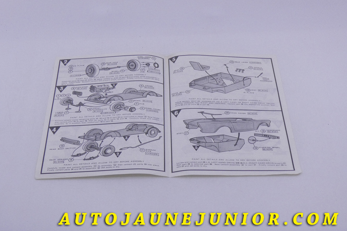 Le Notice Sunbeam Notice de montage Kits est en vente sur Auto Jaune Junior ! Découvrez nos collections de diecast Tekno, Politoys, Mebetoys, Mercury, Joal, Diapet, Märklin, TootsieToys.AutoJaune Junior ; Vous avez le même jouet ? Profitez de notre expertise pour vous accompagner dans la vente de vos modèles ou votre collection ! Nous achetons tous lots de miniatures ! Contactez nous !