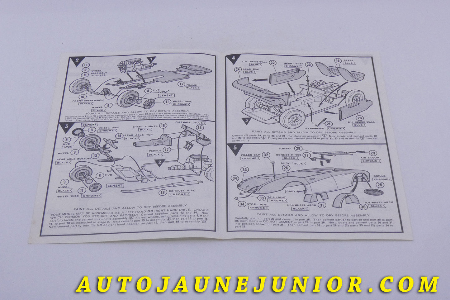 Le Notice Austin Healey Notice de montage Kits est en vente sur Auto Jaune Junior ! Découvrez nos collections de diecast Tekno, Politoys, Mebetoys, Mercury, Joal, Diapet, Märklin, TootsieToys.AutoJaune Junior ; Vous avez le même jouet ? Profitez de notre expertise pour vous accompagner dans la vente de vos modèles ou votre collection ! Nous achetons tous lots de miniatures ! Contactez nous !