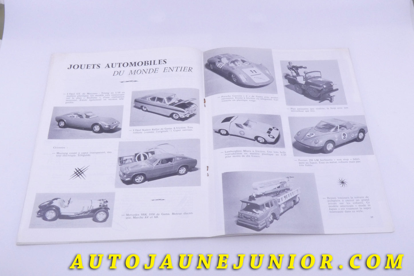 Le Magazine Modélisme Modélisme Numéro 68 est en vente sur Auto Jaune Junior ! Découvrez nos collections de diecast Tekno, Politoys, Mebetoys, Mercury, Joal, Diapet, Märklin, TootsieToys.AutoJaune Junior ; Vous avez le même jouet ? Profitez de notre expertise pour vous accompagner dans la vente de vos modèles ou votre collection ! Nous achetons tous lots de miniatures ! Contactez nous !