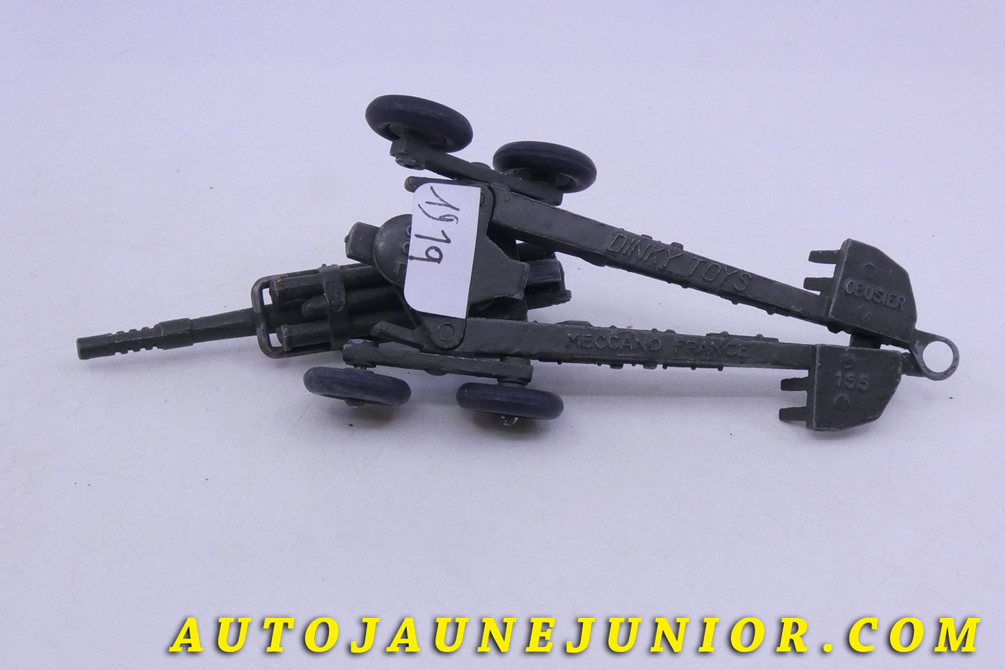 Le Dinky Toys Inconnu Obusier 155 est en vente sur Auto Jaune Junior ! Découvrez nos collections de diecast Tekno, Politoys, Mebetoys, Mercury, Joal, Diapet, Märklin, TootsieToys.AutoJaune Junior ; Vous avez le même jouet ? Profitez de notre expertise pour vous accompagner dans la vente de vos modèles ou votre collection ! Nous achetons tous lots de miniatures ! Contactez nous !
