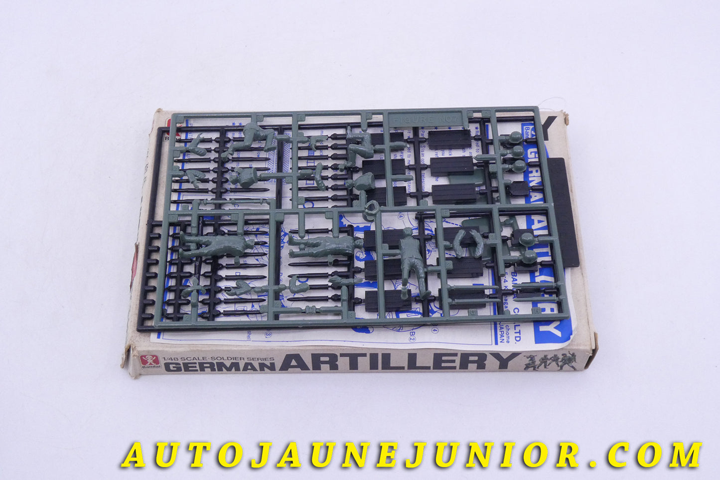 Le Bandai Soldats Figurines Infanteries est en vente sur Auto Jaune Junior ! Découvrez nos collections de diecast Tekno, Politoys, Mebetoys, Mercury, Joal, Diapet, Märklin, TootsieToys.AutoJaune Junior ; Vous avez le même jouet ? Profitez de notre expertise pour vous accompagner dans la vente de vos modèles ou votre collection ! Nous achetons tous lots de miniatures ! Contactez nous !