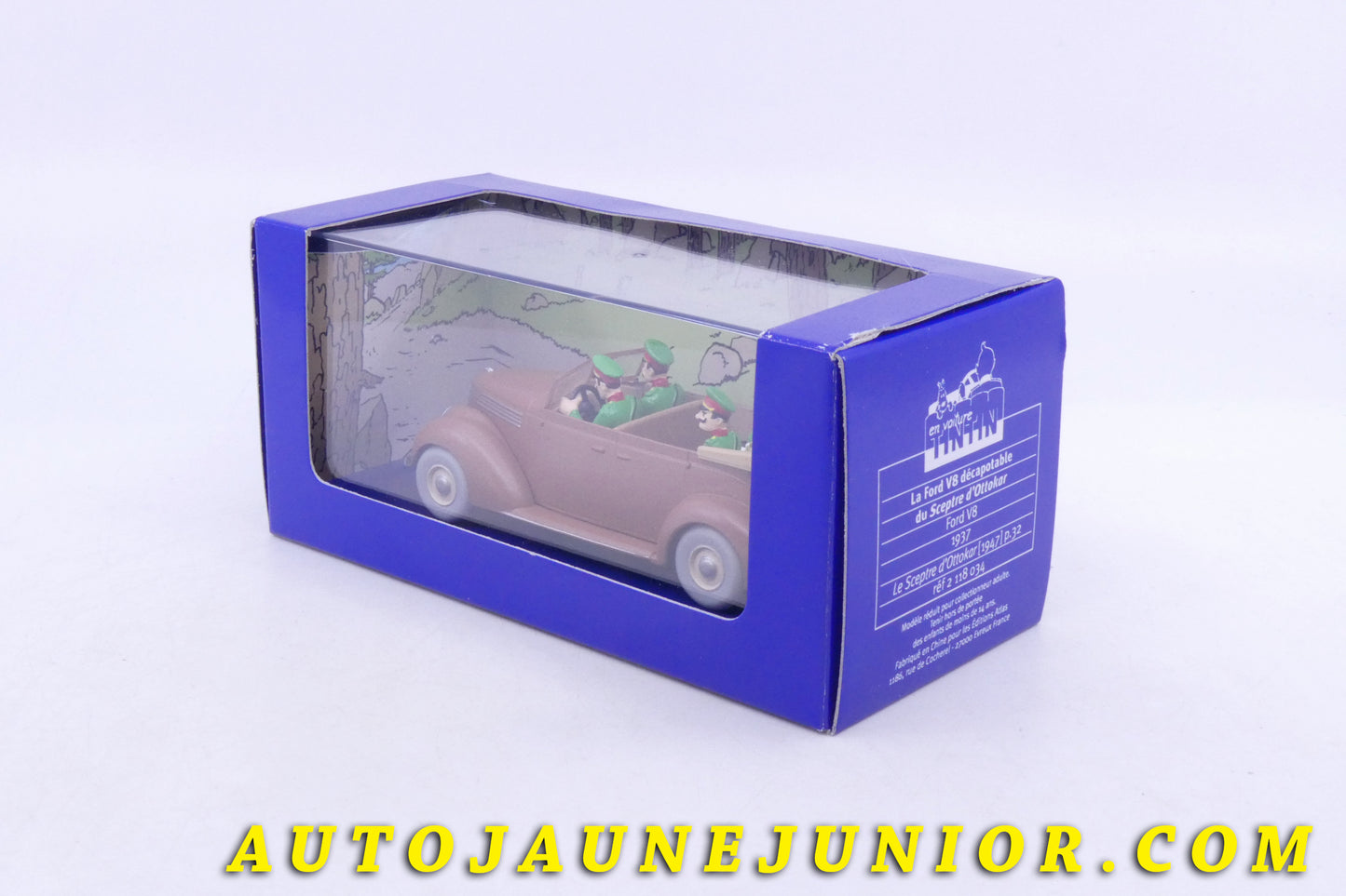 Le Atlas Ford V8 - Le Sceptre d'Ottokar est en vente sur Auto Jaune Junior ! Découvrez nos collections de diecast Tekno, Politoys, Mebetoys, Mercury, Joal, Diapet, Märklin, TootsieToys.AutoJaune Junior ; Vous avez le même jouet ? Profitez de notre expertise pour vous accompagner dans la vente de vos modèles ou votre collection ! Nous achetons tous lots de miniatures ! Contactez nous !
