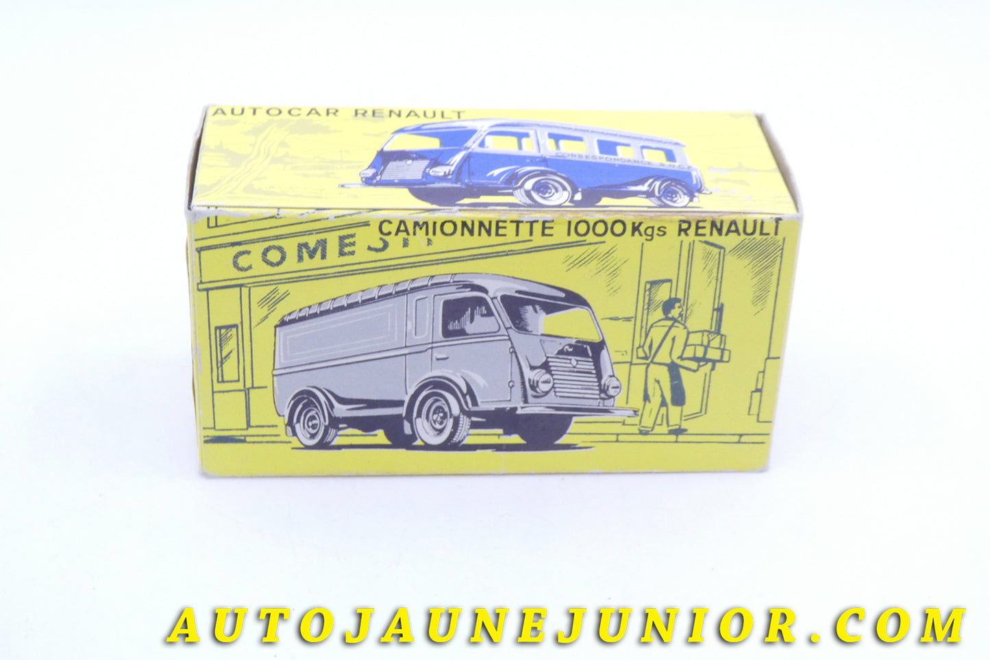 Le #3952 - C-I-J - Renault - 1000Kgs fourgon Postes est en vente sur Auto Jaune Junior ! Tekno, Politoys, Mebetoys, Mercury, Joal, Diapet, Märklin, TootsieToys.Vous avez le même jouet ? Profitez de notre expertise pour vous accompagner dans la vente de vos modèles ou votre collection ! Nous achetons tous lots de miniatures ! Contactez nous ! contact@autojaunejunior.com.