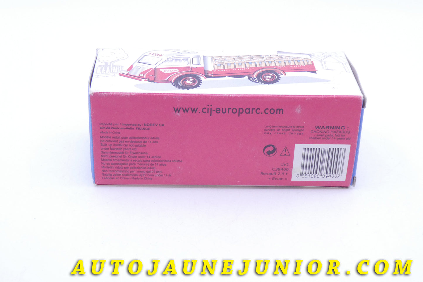 Le #3959 - C-I-J - Renault - 2,5 Tonnes Brasseur Evian est en vente sur Auto Jaune Junior ! Tekno, Politoys, Mebetoys, Mercury, Joal, Diapet, Märklin, TootsieToys.Vous avez le même jouet ? Profitez de notre expertise pour vous accompagner dans la vente de vos modèles ou votre collection ! Nous achetons tous lots de miniatures ! Contactez nous ! contact@autojaunejunior.com.