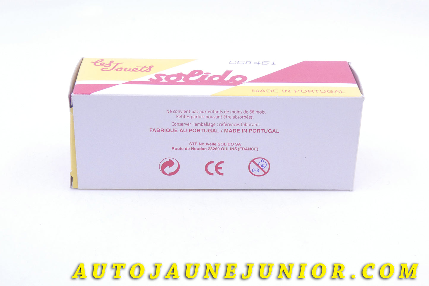 Le #3965 - C-I-J - Peugeot - 203 Berline "Les Jouets Solido" est en vente sur Auto Jaune Junior ! Tekno, Politoys, Mebetoys, Mercury, Joal, Diapet, Märklin, TootsieToys.Vous avez le même jouet ? Profitez de notre expertise pour vous accompagner dans la vente de vos modèles ou votre collection ! Nous achetons tous lots de miniatures ! Contactez nous ! contact@autojaunejunior.com.