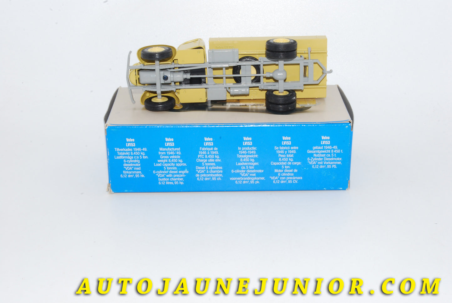 Le #4275 - Conrad - Volvo - LV 153 Benne basculante "1947" Promotionnel est en vente sur Auto Jaune Junior ! Tekno, Politoys, Mebetoys, Mercury, Joal, Diapet, Märklin, TootsieToys.Vous avez le même jouet ? Profitez de notre expertise pour vous accompagner dans la vente de vos modèles ou votre collection ! Nous achetons tous lots de miniatures ! Contactez nous ! contact@autojaunejunior.com.