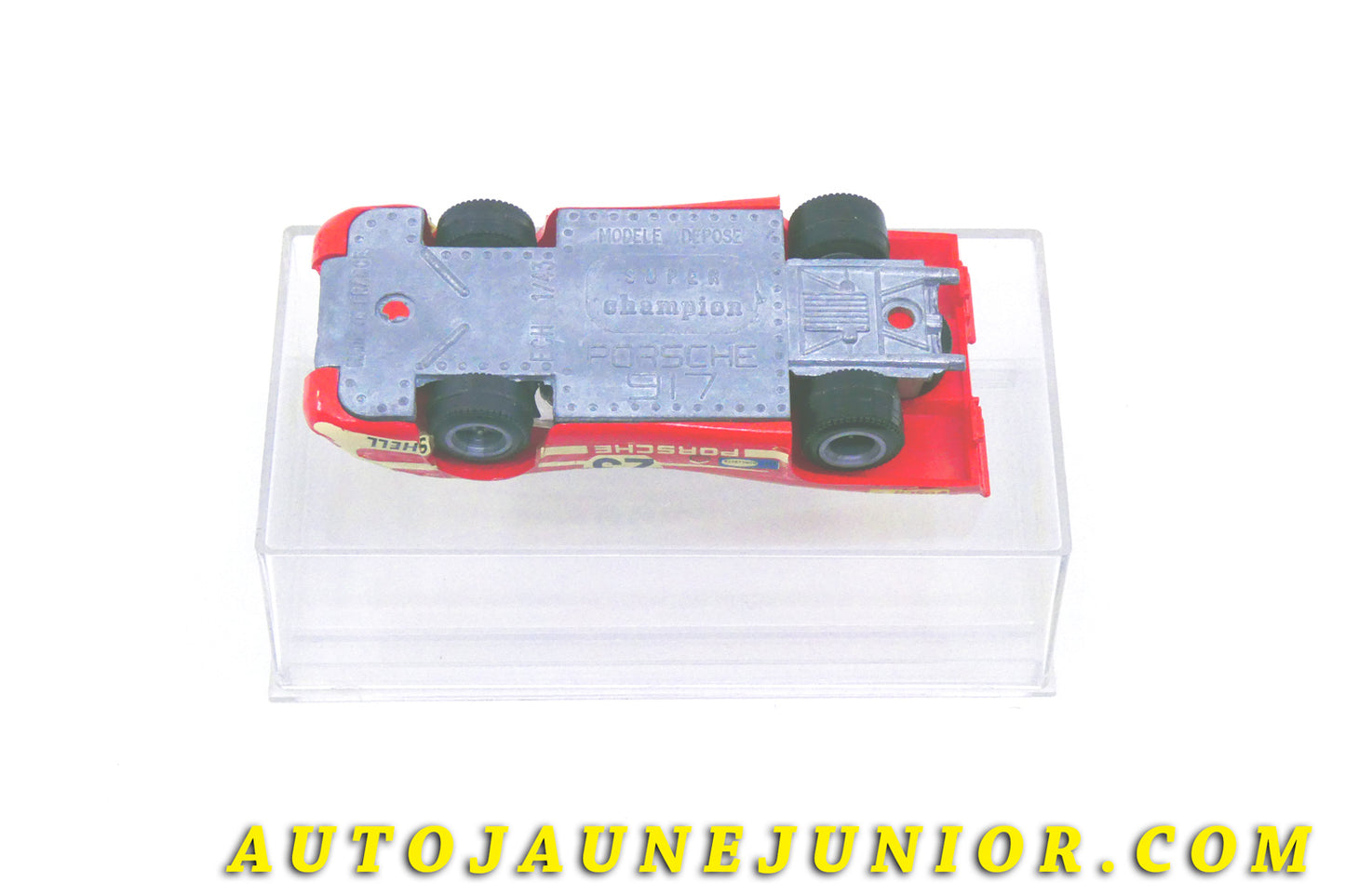 Le #4332 - Champion - Porsche - 917K Salzburg - Le Mans 1970 # 23 est en vente sur Auto Jaune Junior ! Tekno, Politoys, Mebetoys, Mercury, Joal, Diapet, Märklin, TootsieToys.Vous avez le même jouet ? Profitez de notre expertise pour vous accompagner dans la vente de vos modèles ou votre collection ! Nous achetons tous lots de miniatures ! Contactez nous ! contact@autojaunejunior.com.