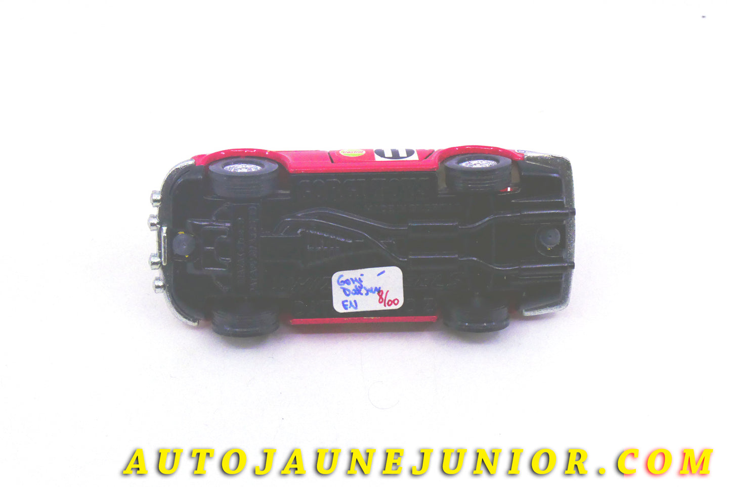 Le #4382 - Corgi Toys - Datsun - 240 Z - Safari Rally - #11 - Japan est en vente sur Auto Jaune Junior ! Tekno, Politoys, Mebetoys, Mercury, Joal, Diapet, Märklin, TootsieToys.Vous avez le même jouet ? Profitez de notre expertise pour vous accompagner dans la vente de vos modèles ou votre collection ! Nous achetons tous lots de miniatures ! Contactez nous ! contact@autojaunejunior.com.