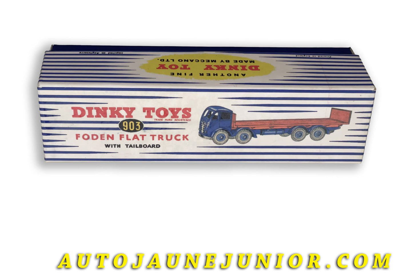 Le Dinky Toys Foden Boite vide Repro Mk2 plateau dosseret est en vente sur Auto Jaune Junior ! Découvrez nos collections de diecast Tekno, Politoys, Mebetoys, Mercury, Joal, Diapet, Märklin, TootsieToys.AutoJaune Junior ; Vous avez le même jouet ? Profitez de notre expertise pour vous accompagner dans la vente de vos modèles ou votre collection ! Nous achetons tous lots de miniatures ! Contactez nous !