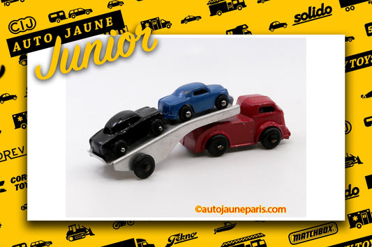 #2035 - Barclay - Camion - tracteur semi plateau avec 2 autos