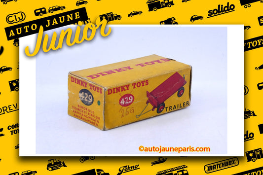 Le #4814 - Dinky Toys - Remorque - plateau est en vente sur Auto Jaune Junior ! Découvrez nos collections de diecast Minialuxe, CIJ, C-I-J, JRD, J-R-D, Matchbox, Majorette.. AutoJauneJunior.com: le site de vente en ligne et de partage pour les passionés de miniatures et collectionneurs de jouets anciens ! Des centaines de modèles en vente, et des nouveautés mises en ligne chaque jour à 21h00 !
