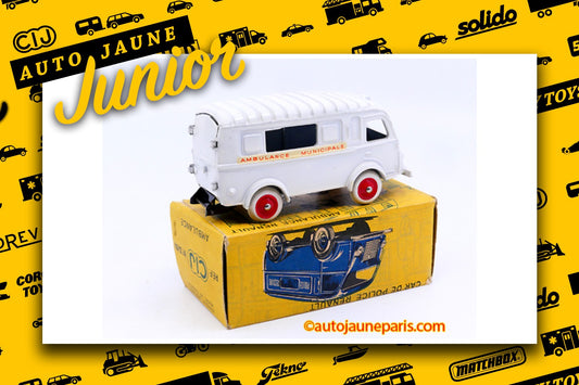 Le #2631 - C.I.J. - Renault - 1000Kgs ambulance militaire Rare Variante est en vente sur Auto Jaune Junior ! Découvrez nos collections de diecast Minialuxe, CIJ, C-I-J, JRD, J-R-D, Matchbox, Majorette.. AutoJauneJunior.com: le site de vente en ligne et de partage pour les passionés de miniatures et collectionneurs de jouets anciens ! Des centaines de modèles en vente, et des nouveautés mises en ligne chaque jour à 21h00 !