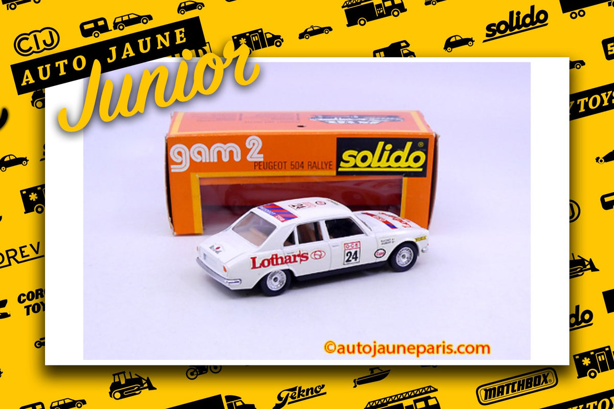 #4493 - Solido - Peugeot - 504 rallye du Maroc