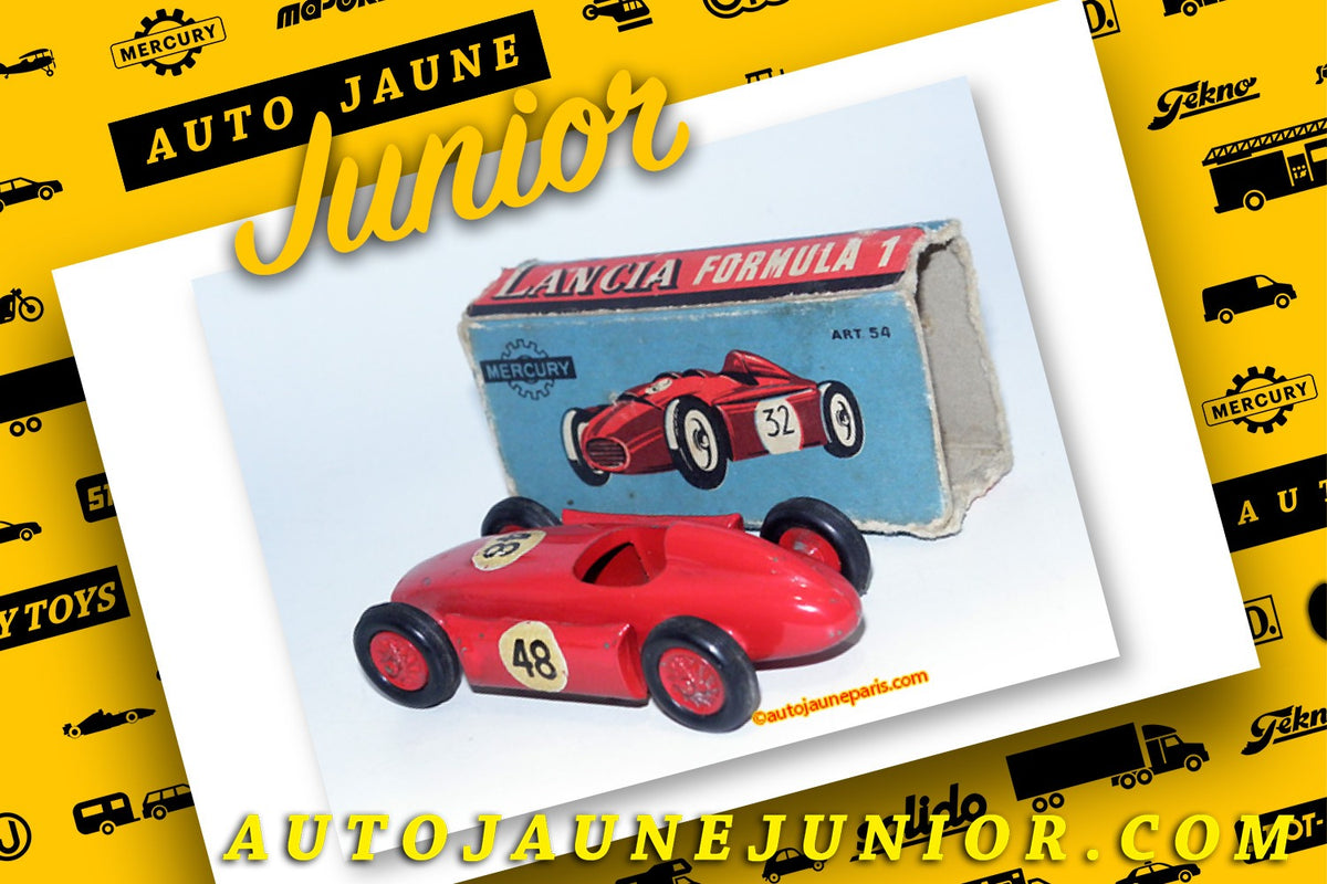 Le #2628 - Mercury - Lancia-Ferrari - D50 est en vente sur Auto Jaune Junior ! Découvrez nos collections de diecast Minialuxe, CIJ, C-I-J, JRD, J-R-D, Matchbox, Majorette.. AutoJauneJunior.com: le site de vente en ligne et de partage pour les passionés de miniatures et collectionneurs de jouets anciens ! Des centaines de modèles en vente, et des nouveautés mises en ligne chaque jour à 21h00 !
