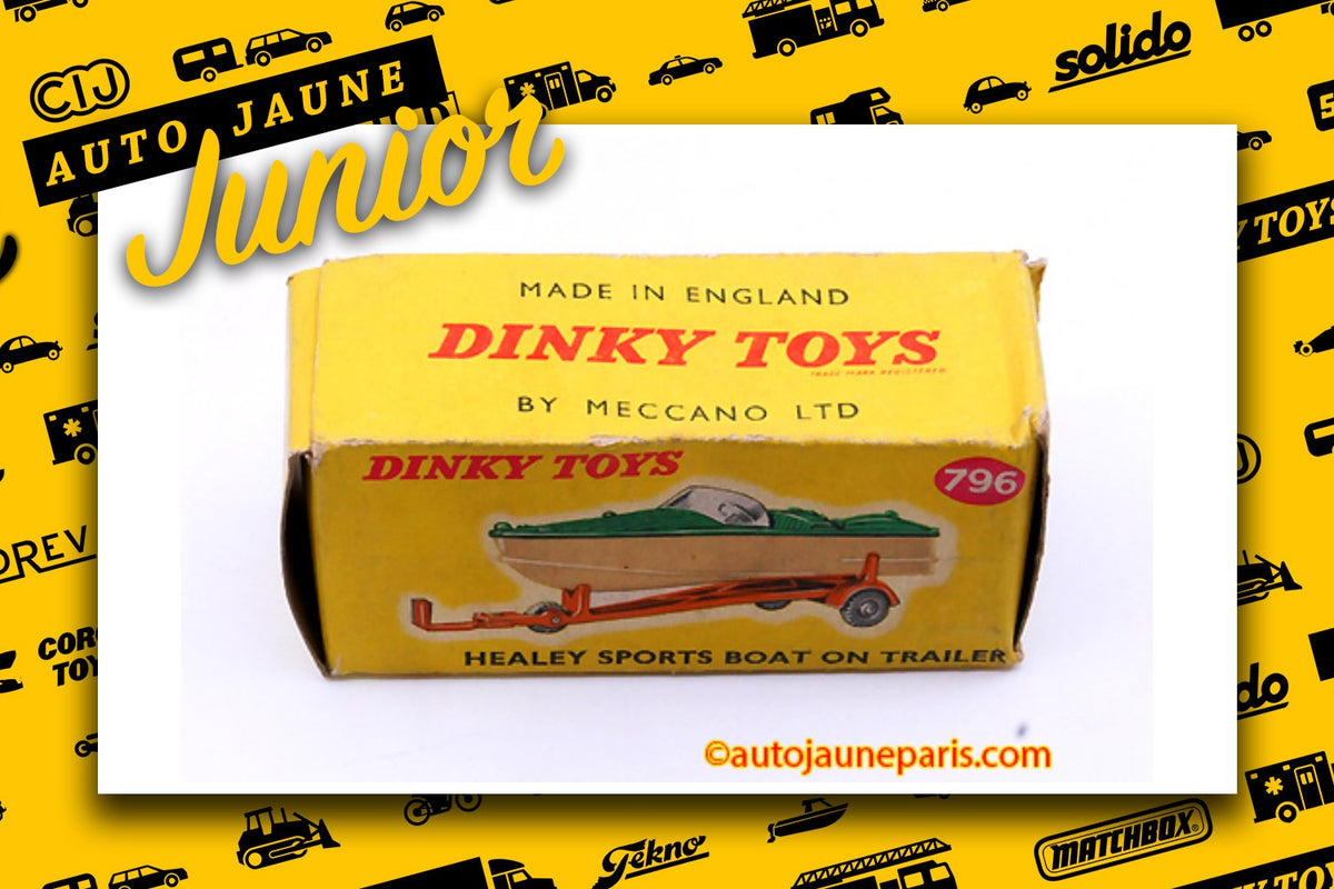 #2558 - Dinky Toys - Healey - bateau sur remorque