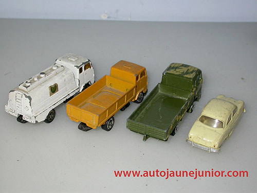 Clé 4 véhicules (1 Clé et 3 Norev)