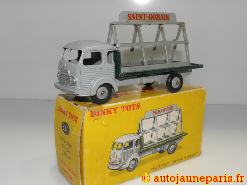 Dinky Toys France cargo plateau miroitier Saint Gobain
