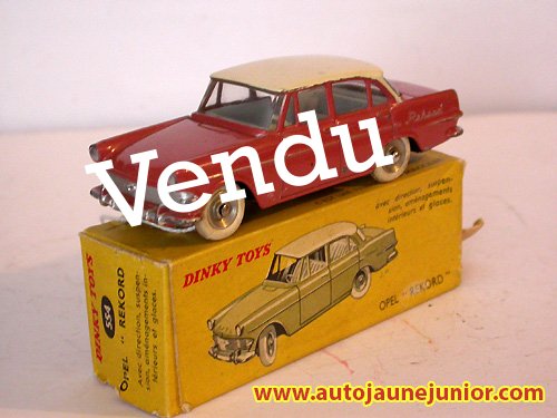 Dinky Toys France rekord 1961
