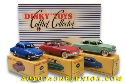 #6204 - Dinky Toys - Atlas - Coffret - Salon de Paris  : Peugeot 403 - DS 19- Ranault Dauphine