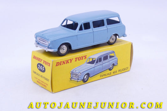 Le Dinky Toys Peugeot 403 Familiale est en vente sur Auto Jaune Junior ! Découvrez nos collections de diecast Dinky-Toys, Corgi, Corgi-Toys, Solido, Norev… AutoJaune Junior ; Retrouvez AutoJauneJunior au magasin AutoJaune Paris, ouvert en 1984 par Vincent Espinasse. 