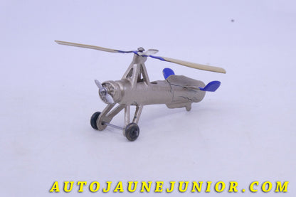 Le Dinky Toys Avion Autogiro La Cieva est en vente sur Auto Jaune Junior ! Découvrez nos collections de diecast Dinky-Toys, Corgi, Corgi-Toys, Solido, Norev… AutoJaune Junior ; Retrouvez AutoJauneJunior au magasin AutoJaune Paris, ouvert en 1984 par Vincent Espinasse. 