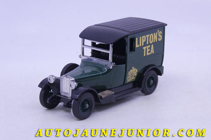 Le Matchbox Talbot Camionette tôlée "Lipyton's Tea" 1927 est en vente sur Auto Jaune Junior ! Découvrez nos collections de diecast Dinky-Toys, Corgi, Corgi-Toys, Solido, Norev… AutoJaune Junior ; Retrouvez AutoJauneJunior au magasin AutoJaune Paris, ouvert en 1984 par Vincent Espinasse. 