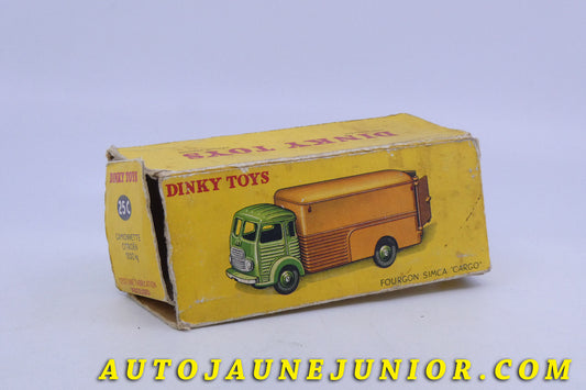 Le Dinky Toys Simca Fourgon Cargo est en vente sur Auto Jaune Junior ! Découvrez nos collections de diecast Dinky-Toys, Corgi, Corgi-Toys, Solido, Norev… AutoJaune Junior ; Retrouvez AutoJauneJunior au magasin AutoJaune Paris, ouvert en 1984 par Vincent Espinasse. 