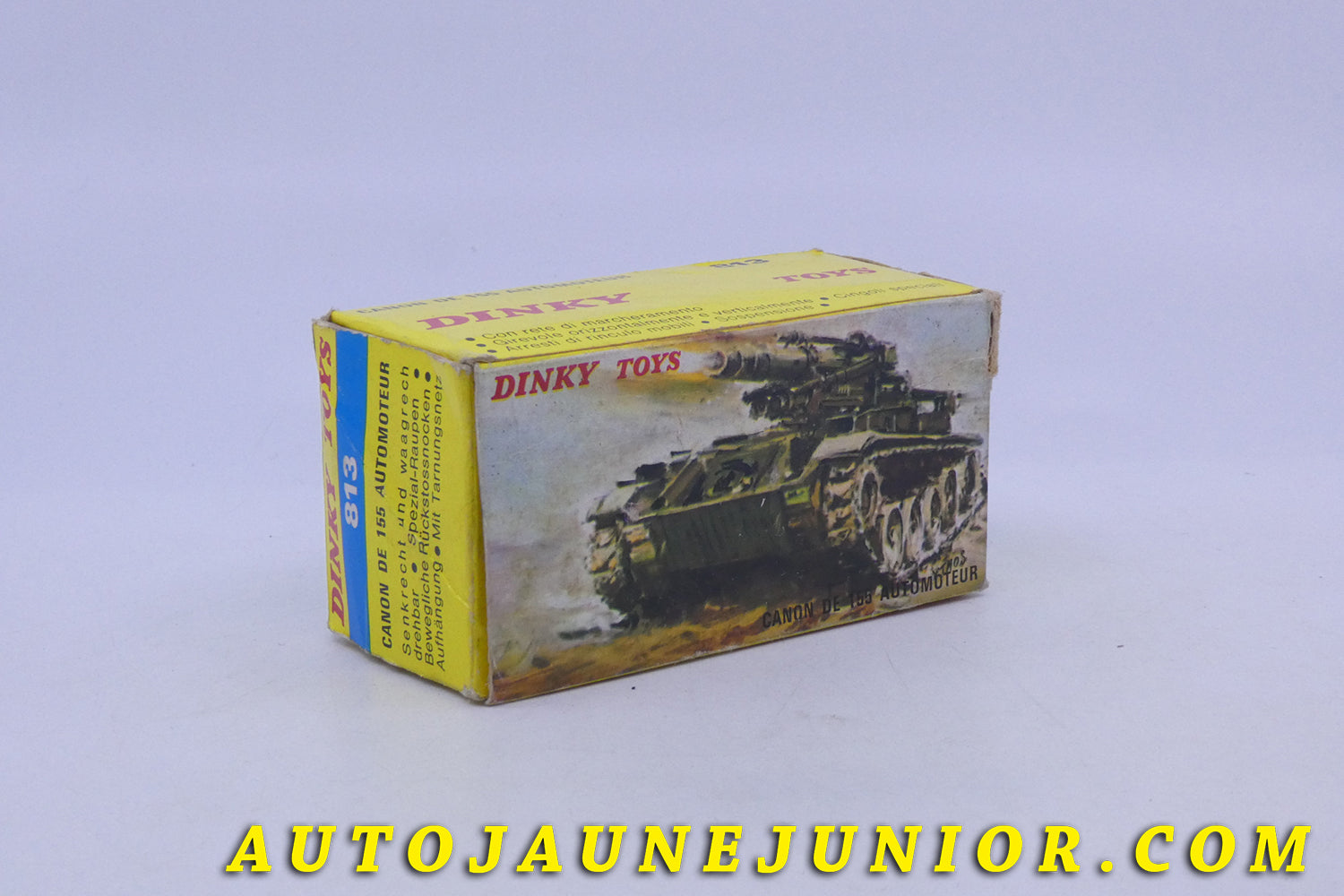 Dinky Toys, Char 155 Mm Mobile Gun Militaire Américain - UK Dinky Toys, Char 155 Mm Mobile Gun Militaire Américain - UK