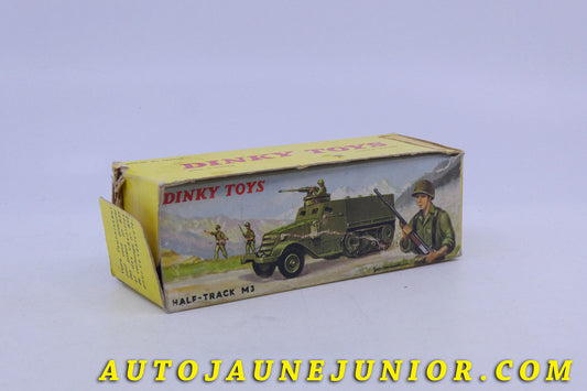 Le Dinky Toys White Half Track M3 est en vente sur Auto Jaune Junior ! Découvrez nos collections de diecast Dinky-Toys, Corgi, Corgi-Toys, Solido, Norev… AutoJaune Junior ; Retrouvez AutoJauneJunior au magasin AutoJaune Paris, ouvert en 1984 par Vincent Espinasse. 
